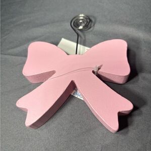 New Pink Bow Tabletop Photo Note Clip Decor